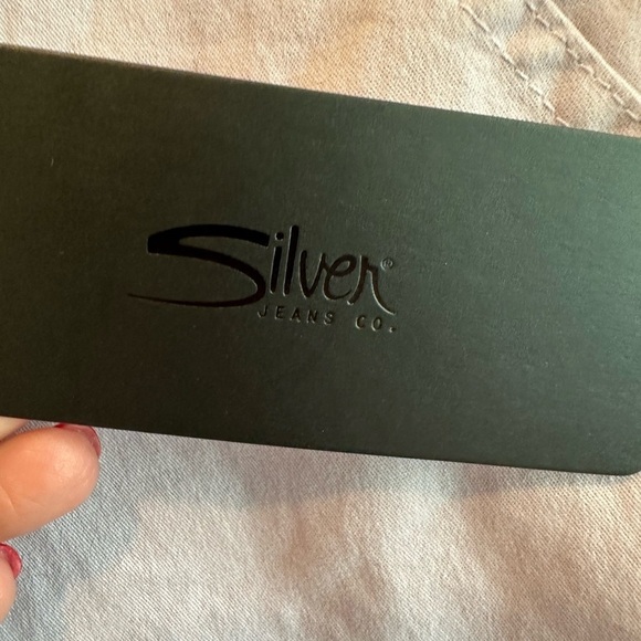 Silver Jeans Co Boyfriend Chino Shorts Womens 10 Lavender Cotton Stretch NEW - Picture 5 of 10